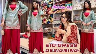 EID dress designing 2025 | From sketch to APPLIQUE | Mehreen Riz