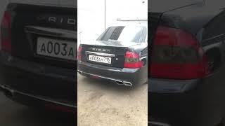 Приора с AMG выхлопом на попкорне. Eservice. г. Казань