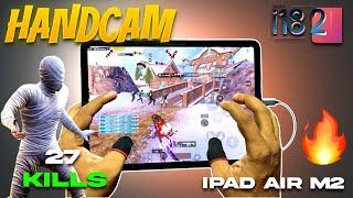 Handcam iPad Air M2 PUBG Mobile 27 Kills | FPS Test, Lag & Heat Issues#pubgmobile #gaming #ipad