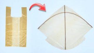 How to make Sharla Kite | Polythin bag kite making