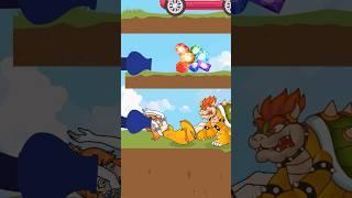 The Great Mario vs Bowser Showdown – Protecting Peach and the Gems!