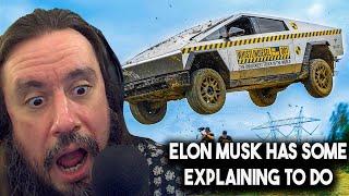 Vet Reacts! *Elon Musk Has Some Explaining To Do* WhistlinDiesel Cybertruck Durability Test #1