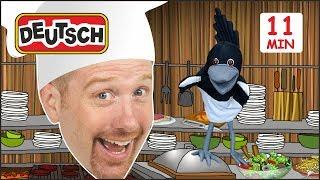 Johny Johny, Essen + MEHR | Essen für Kinder | Steve and Maggie Deutsch