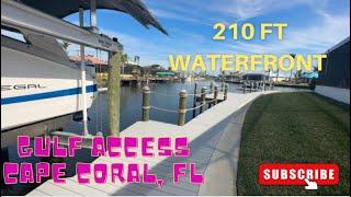 210 FT WATERFRONT GULF ACCESS | CAPE CORAL, FL