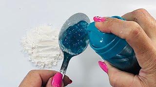 Mix flour with shaving foam, you never imagined it