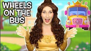 Learn with Belle (WHEELS ON THE BUS) | Princess Playhouse Nursery Rhymes and Kids Songs