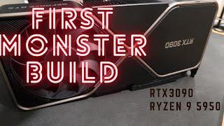 RTX 3090/ RYZEN 5950 gaming and video editing pc build.