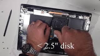 Acer Swift 3 SF315-52 disassembly to upgrade ram, replace disk and battery