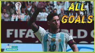 Todos los goles del Mundial Qatar 2022 en Pes 2021