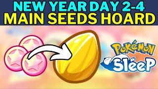 New Year Sleep 2-4: Main Seed Exchanged #pokemonsleep