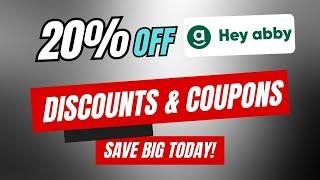 20% Off Hey Abby Coupon Code, Promo Codes & Discounts – Save Big Today