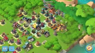 boom beach Атака горами и базуками 18 штаб