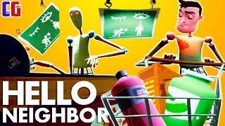 СТРАХИ Привет Сосед СУПЕРМАРКЕТ С МАНЕКЕНАМИ Мультяшный хоррор Игра Hello Neighbor АКТ 3