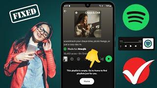 Spotify Empty Playlist Problem | how to fix spotify playlist empty | Spotify Not Working