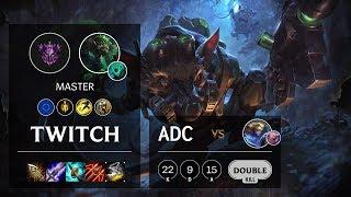 Twitch ADC vs Ezreal - EUW Master Patch 10.7