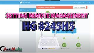 SETTING REMOTE MANAGEMENT MODEM HG8245H5