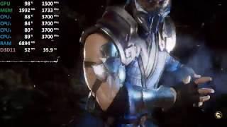 AMD Ryzen 3 2200G Vega 8 Test - Mortal Kombat 11 - Gameplay Benchmark Test