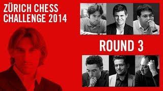 Zuerich Chess Challenge 2014 Round 3 Hikaru Nakamura vs Magnus Carlsen