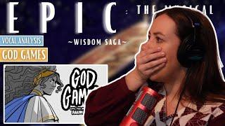 Groovy GOD GAMES - EPIC: The Musical | Vocal Coach Reaction (& Analysis)   Jennifer Glatzhofer