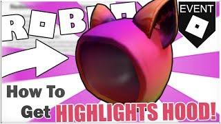 [PROMO CODE] HOW TO GET THE HIGHLIGHTS HOOD! [ROBLOX]