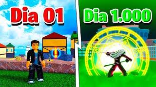 PASSEI 1000 DIAS NO BLOXFRUIT - O FILME