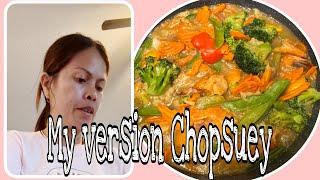 Cooking Chopsuey | Filipina-American Couple ️