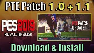 PES 2019 PTE Patch 1.0 and 1.1 Update (+ myClub Online method)