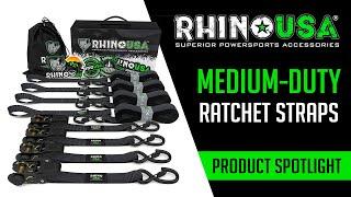 Rhino USA Medium-Duty Ratchet Tie-Down Set | Product Spotlight