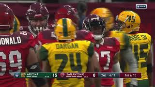 Arizona Hotshots vs. San Antonio Commanders | AAF Week 8 Game Highlights