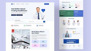 Build A Medical HealthCare Website Using HTML CSS And JavaScript