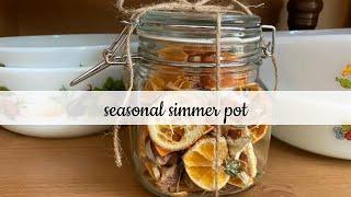 simmer pot // mulling spice // holiday potpourri