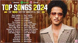 Bruno Mars, The Weeknd, Adele, Maroon 5, Rihanna, Selena Gomez, Dua Lipa, Shawn Mendes  Top Songs