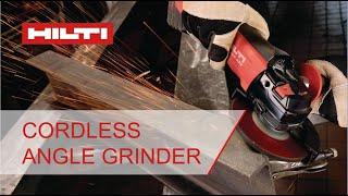 Hilti AG 125 A22 Cordless angle grinder