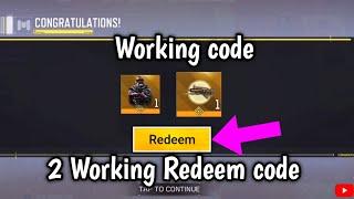 Today 2 Working New Redeem code Call Of duty Mobile Redeem code | codm Redeem code cod Mobile 2024