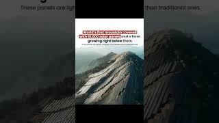 China Covers a Mountain with 95,000+ Solar Panels | Clean Energy Breakthrough.#chinanews#solarenergy