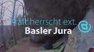 Kraft herrscht 7b+ Mushroomcave Basler Jura