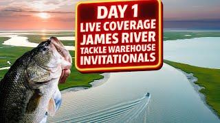 Major League Fishing LIVE Day 1 from the James River Bass Fishing