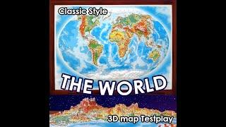 Сlassic style // The World 3D map Testplay - Large // Мир 3Д карта Testplay