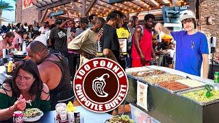 Making A 100 Pound Chipotle Buffet For The Homeless!