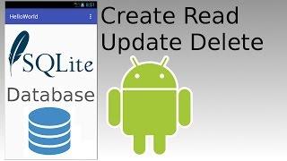 Android Studio - SQLite Database Create Read Update Delete with Prepared Statement Examples