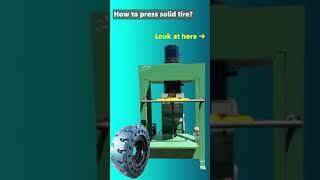 How to press solid tires