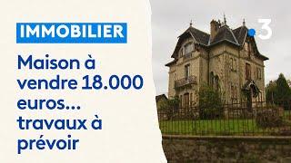 À vendre 18 000 € : manoir abandonné... travaux à prévoir