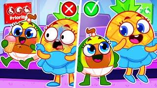 Avocado Baby Pretends to be Pregnant Like Pineapple ||Funny Stories for Kids Pit & Penny Stories