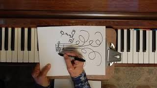 Treble clef art