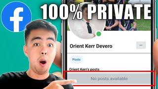 Paano Mag PRIVATE ng Facebook Account (2024 Update)