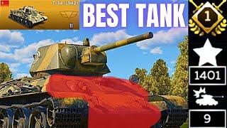 BEST non-premium TANK in War Thunder Mobile : T-34 (1942)