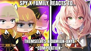  Anya's classmates + Damian's FANGIRLS react to Anya x Damian,Gacha club,Spy x family,COMPILATION 