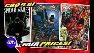 Top 10 COLD CGC 9.8s On The Market - COLD Comics FAIR Prices