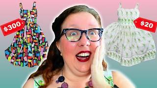 I made the Monster’s Inc Disney Dress on a budget || Cloning My Clothes