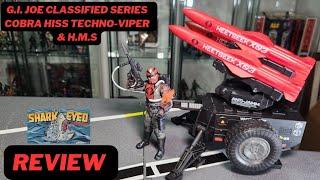 GI JOE CLASSIFIED SERIES COBRA H.I.S.S. TECHNO-VIPER & H.M.S. (HEETSEEK MISSILE SYSTEM) REVIEW